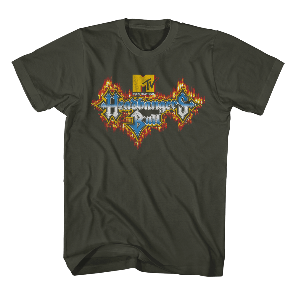 Shirt MTV Headbangers Ball Fire Logo T-Shirt