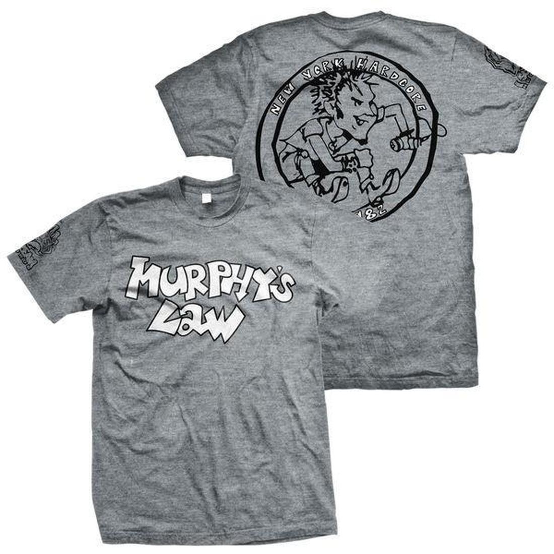 Murphys Law New York Hardcore Grey T-Shirt
