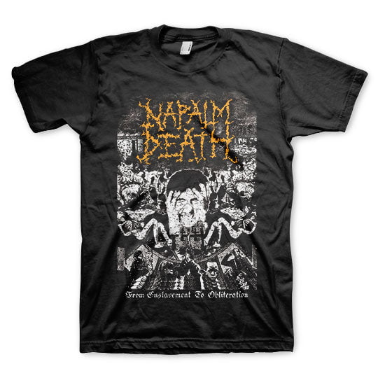 Shirt Napalm Death From Enslavement Official T-Shirt