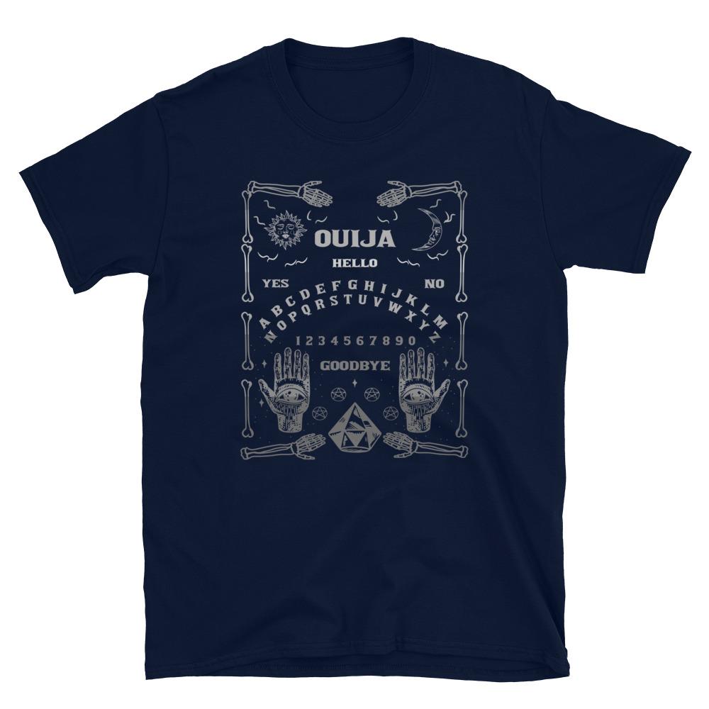 Navy / S Ouija Board Black Slim Fit T-Shirt 2772969_496