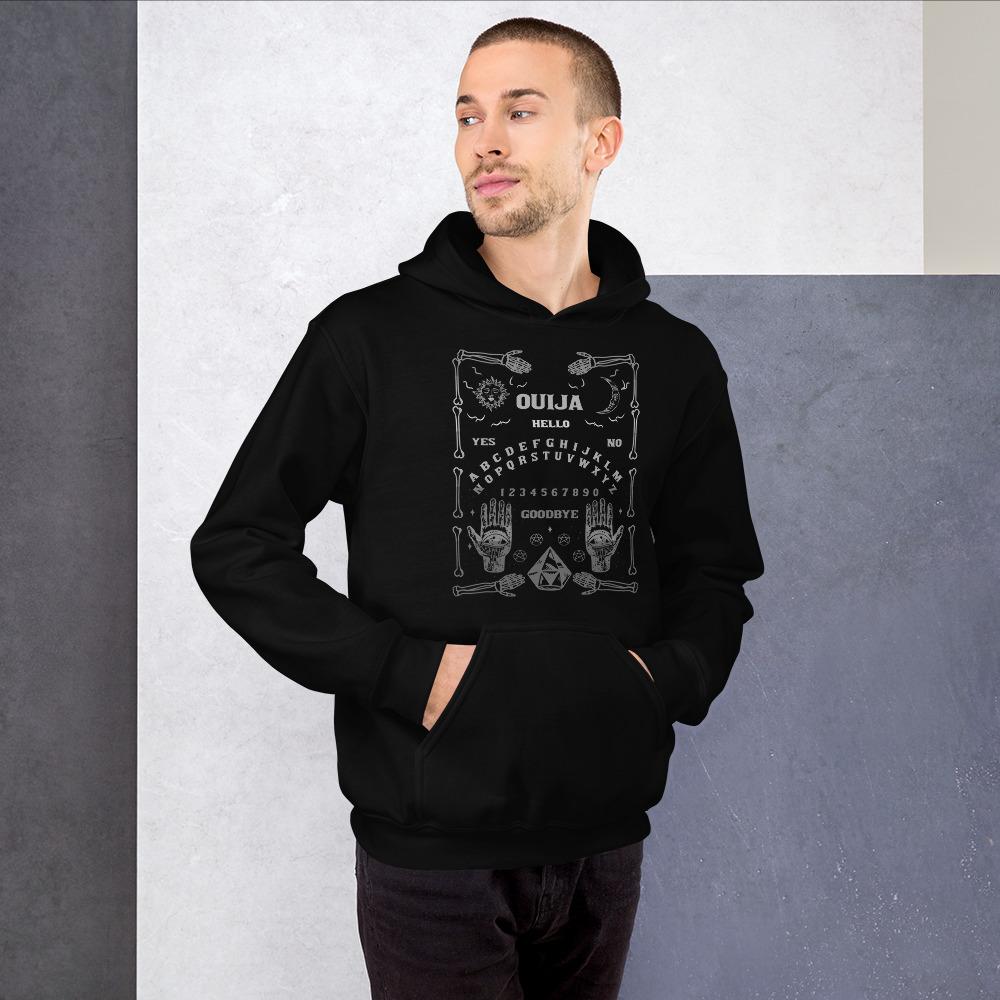 Black / S Ouija Board Pullover Hoodie