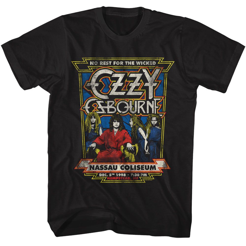 Shirt Ozzy Osbourne Nassua Coliseum Official T-Shirt