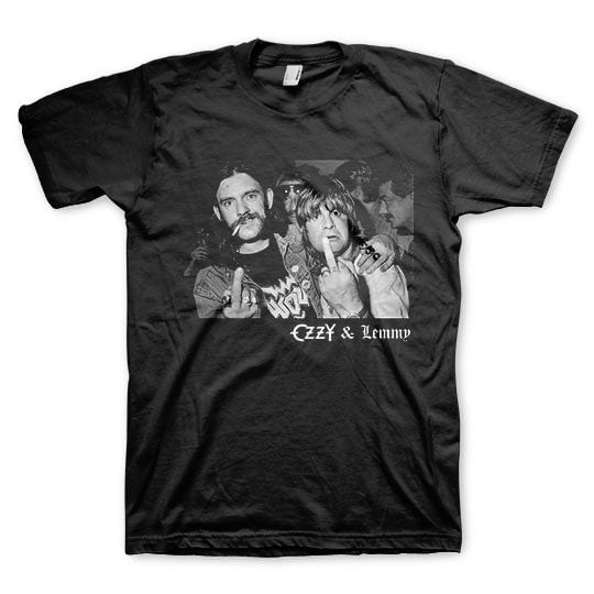 Shirt Ozzy Osbourne Ozzy and Lemmy Hellraisers Official T-Shirt