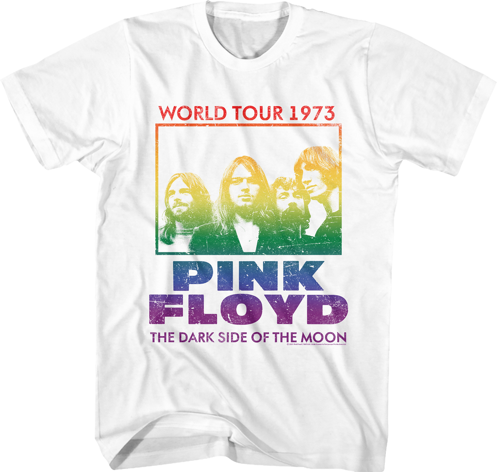Pink Floyd - 1973 Dark Side Tour Slim Fit T-Shirt