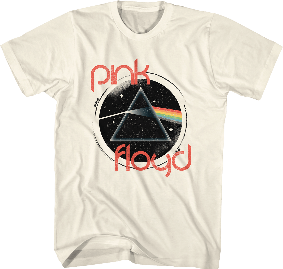 Shirt Pink Floyd - Circle Dark Side Prism Slim Fit T-Shirt