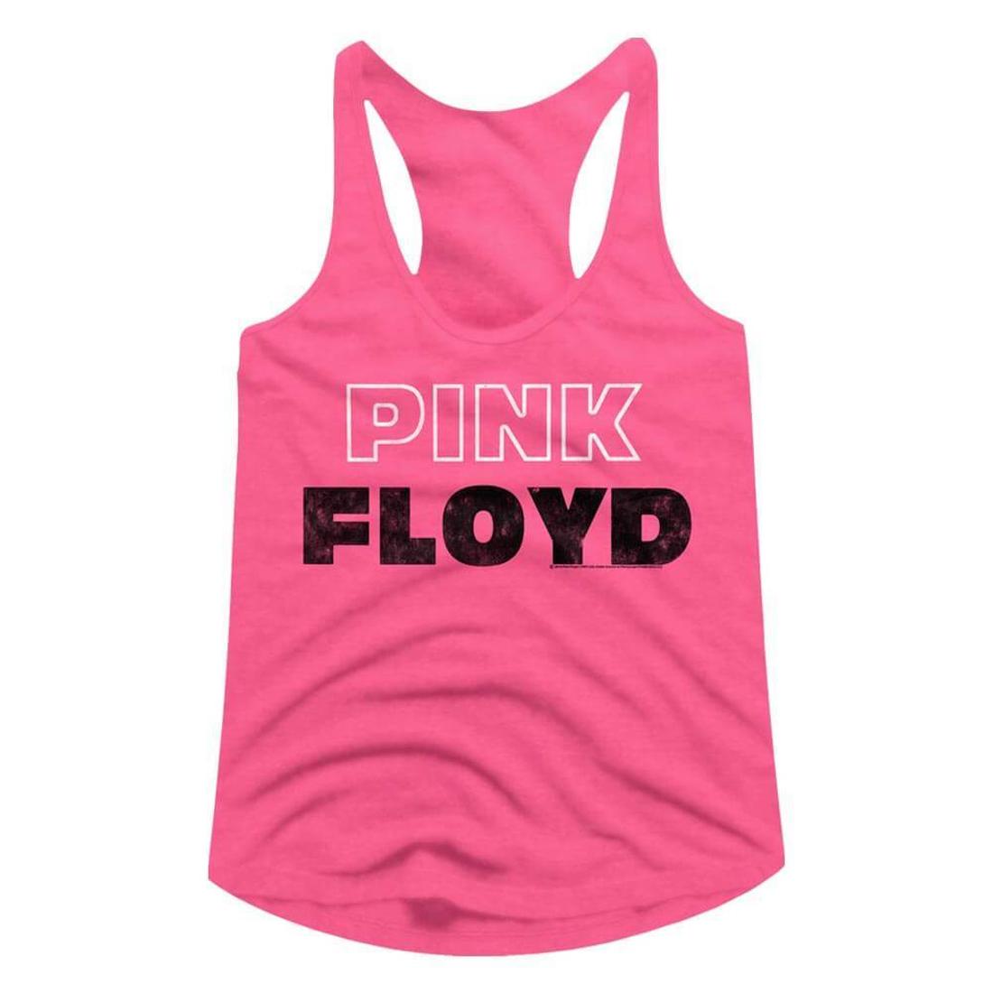 Pink Floyd Logo Pink Women's Racer Back Tank Top