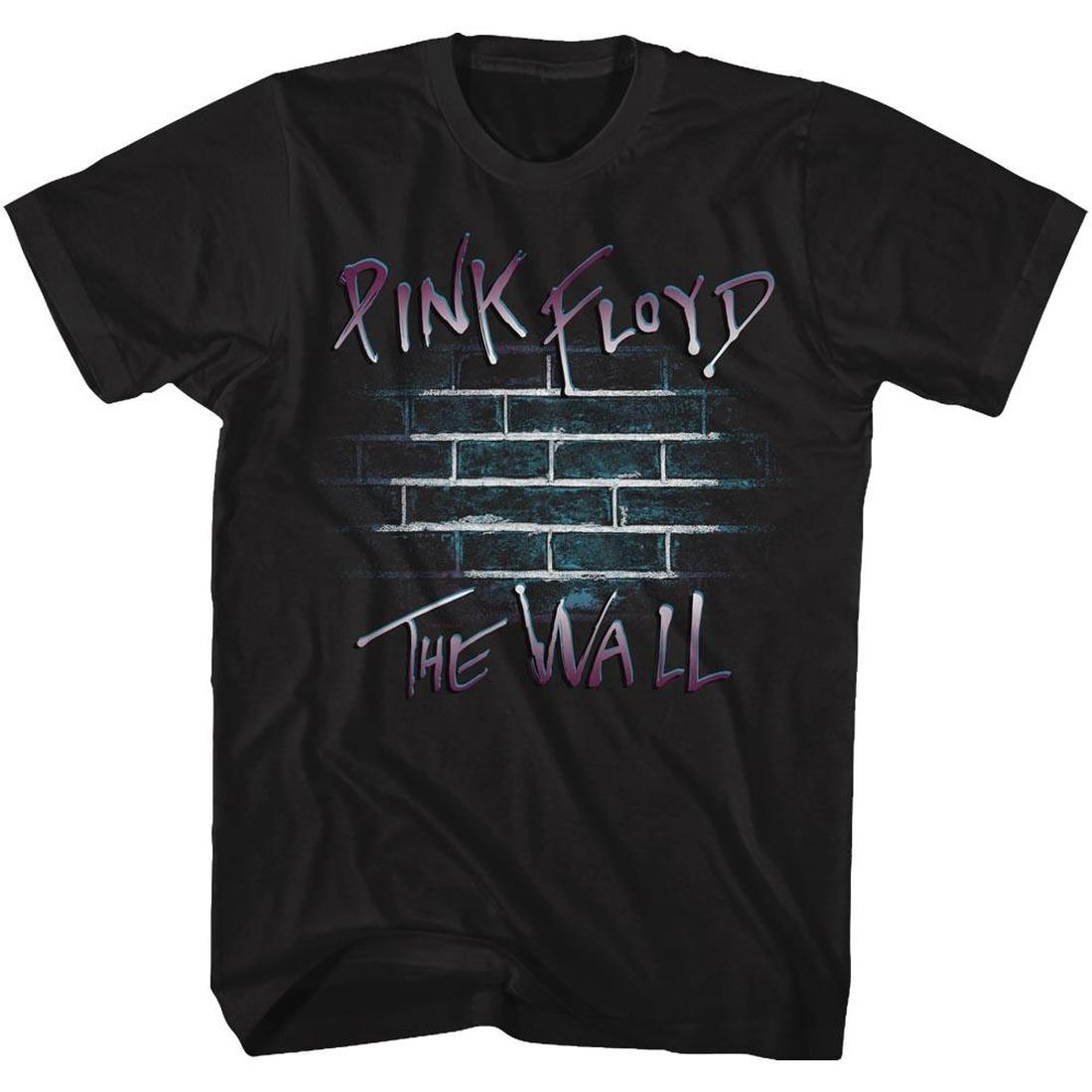 Pink Floyd The Wall Purple Graffiti Slim Fit T-Shirt