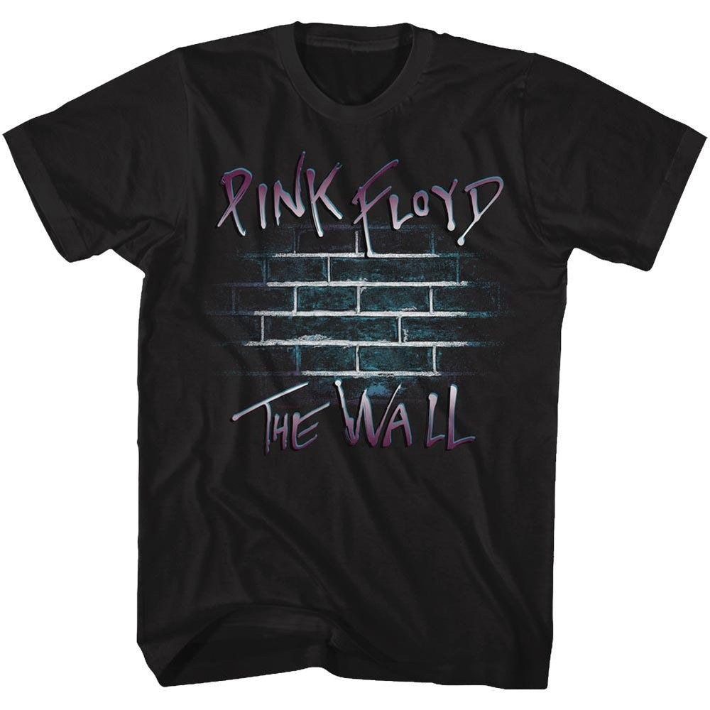 Shirt Pink Floyd The Wall Purple Graffiti Slim Fit T-Shirt