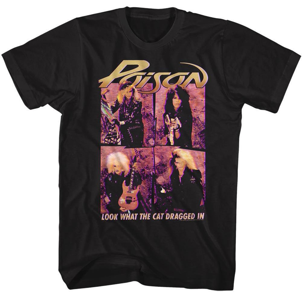 Poison 3D Photo Cat Dragged In T-Shirt