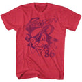 Poison Cat 86 Red Heather T-Shirt