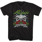 Poison Cat Ride the Wind Skulls Slim Fit T-Shirt
