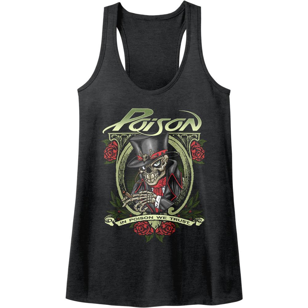 Shirt Poison In Poison We Trust Juniors Racer Back Tank Top