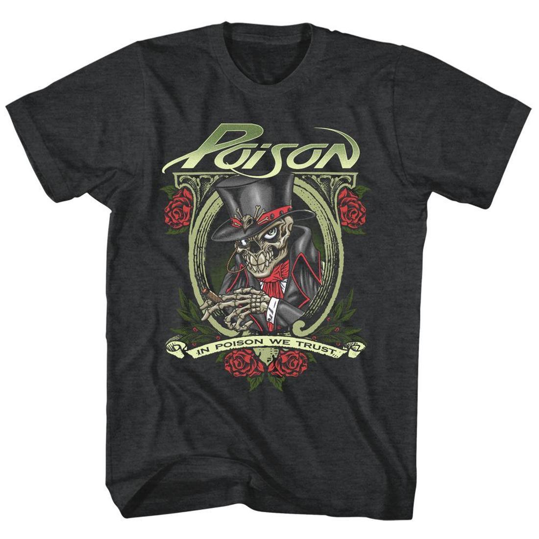 Poison In Poison We Trust Black Heather T-Shirt