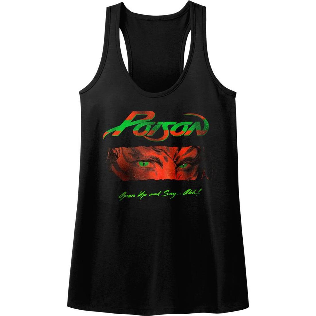Poison Old Open Up and Say Ahh Women's Racer Back Tank Top