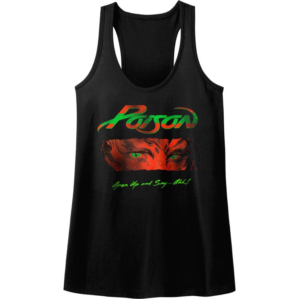 Shirt Poison Old Open Up and Say Ahh Juniors Racer Back Tank Top
