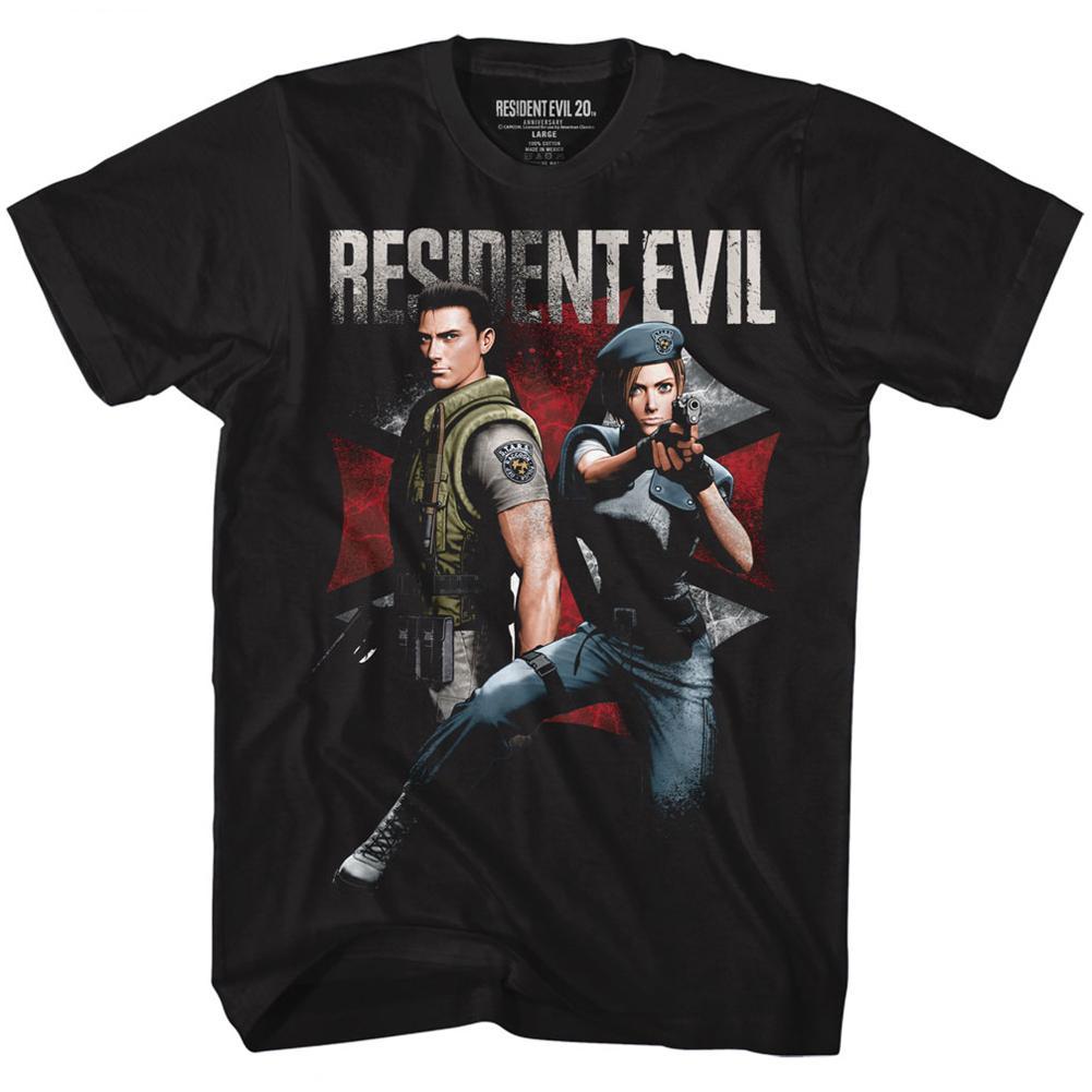 Resident Evil Chris and Jill T-Shirt