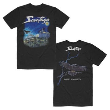 Shirt Savatage Poets and Madmen Official T-Shirt