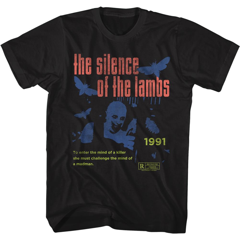 Silence of the Lambs 1991 Movie Poster T-Shirt