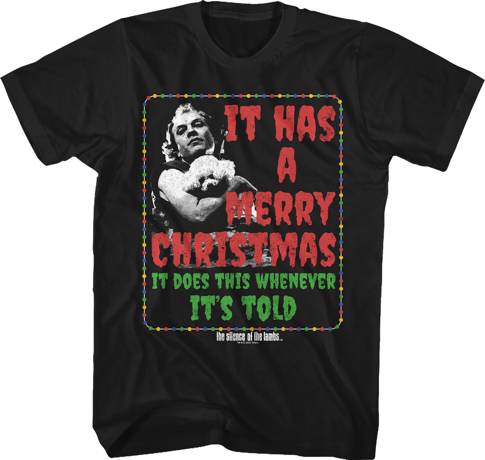 Shirt Silence of the Lambs It Has a Merry Christmas T-Shirt