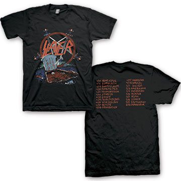 Slayer Open Grave Tour Official T-Shirt