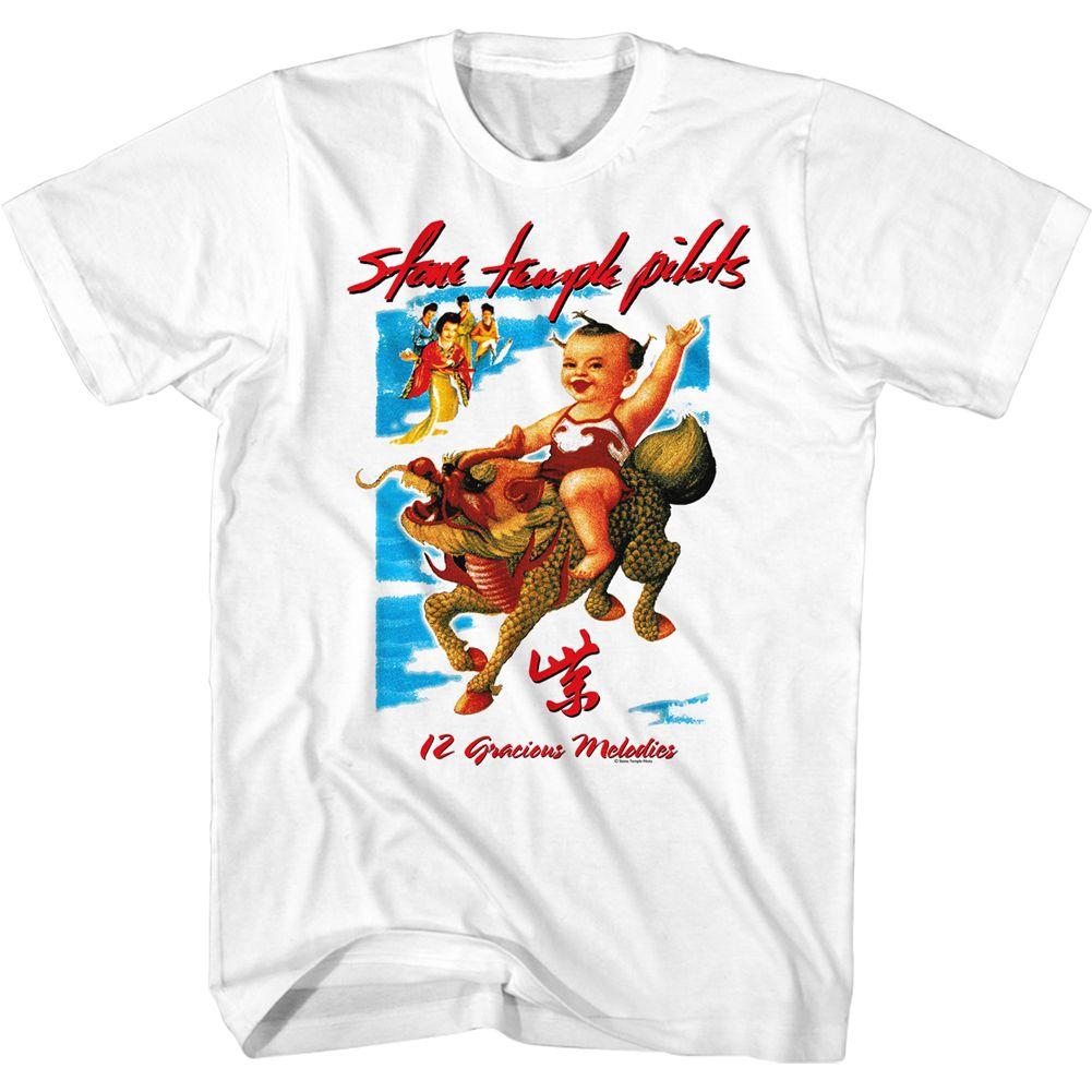 Stone Temple Pilots 12 Gracious Melodies Slim Fit T-Shirt