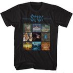 Styx Album Grid Black T-Shirt