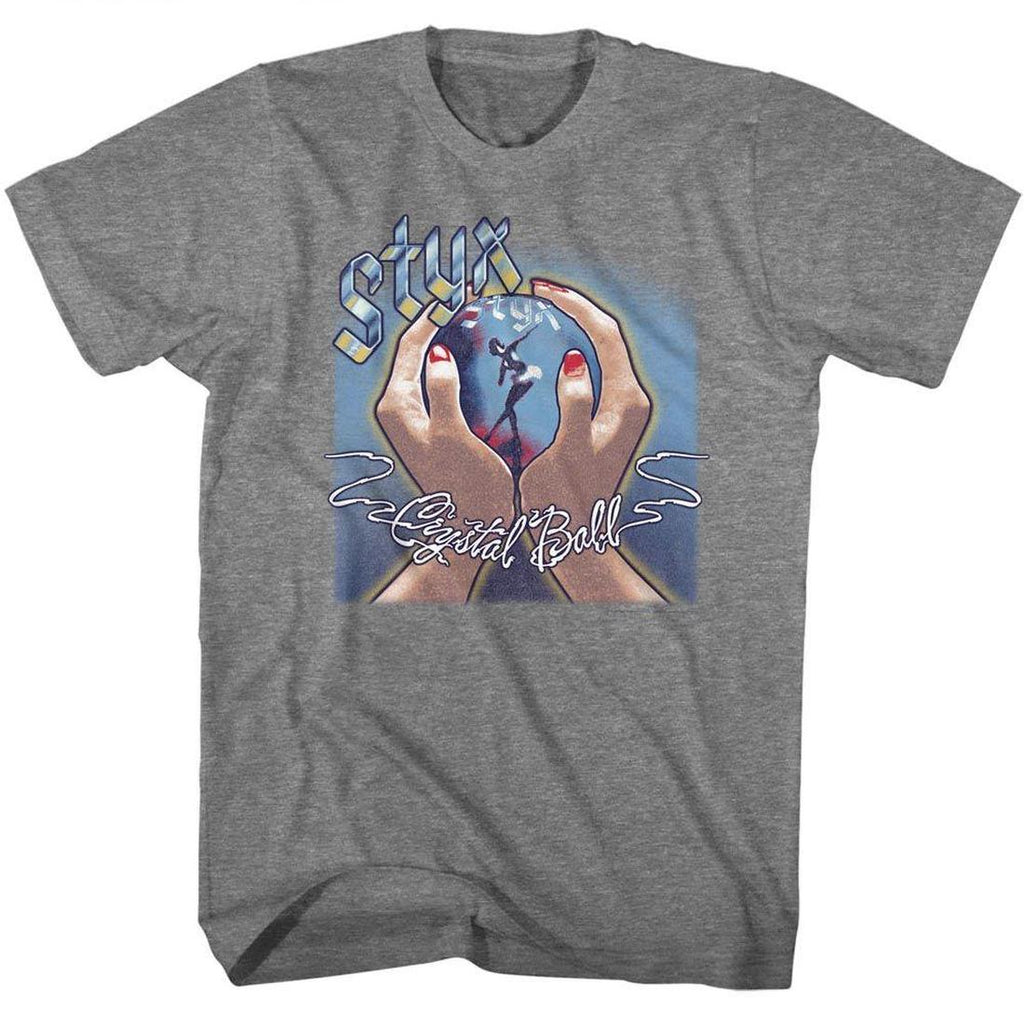 Styx Crystal Ball Grey Heather T-Shirt