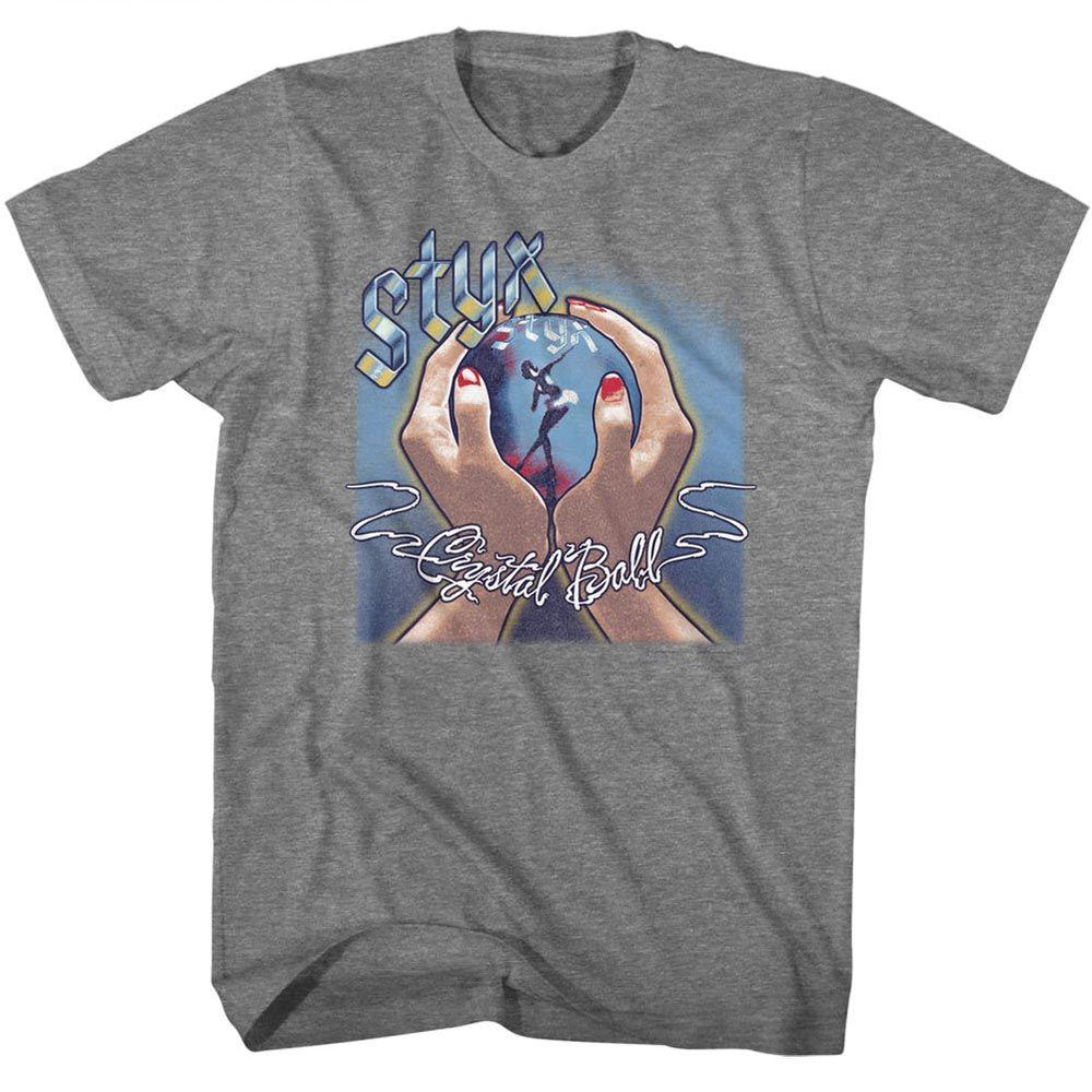 Styx Crystal Ball Grey Heather T-Shirt