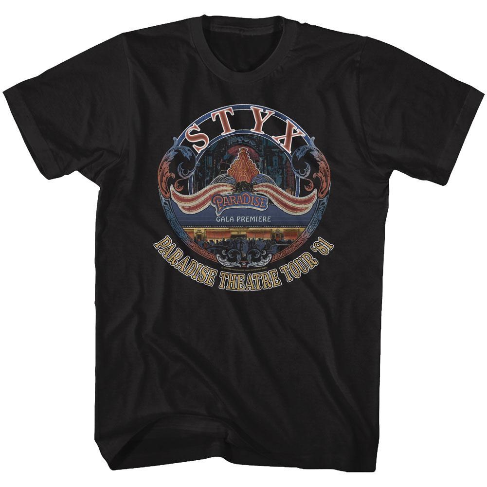 Styx Paradise Theater 81 Tour Black T-Shirt