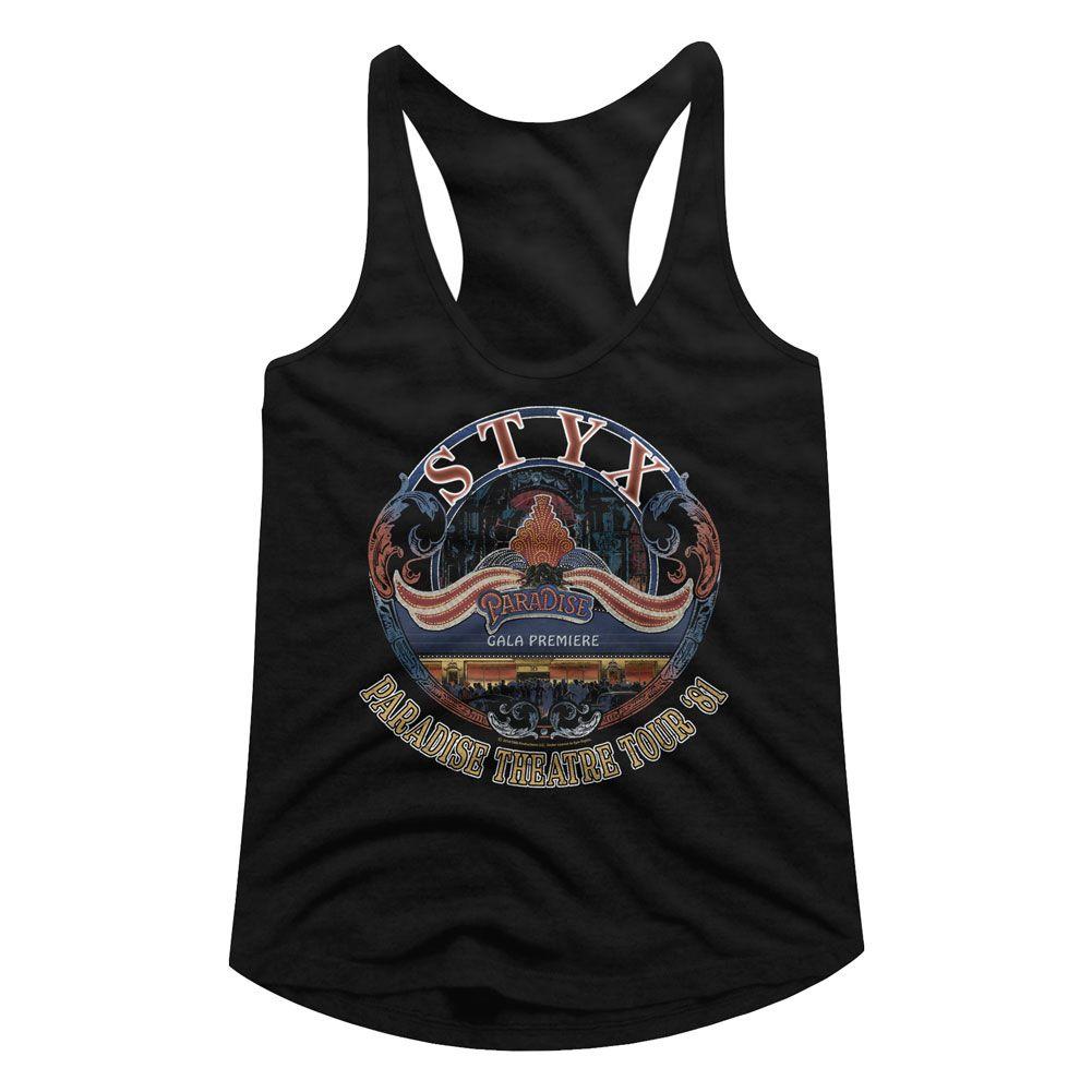 Styx Paradise Theater 81 Tour Women's Racerback Tank Top