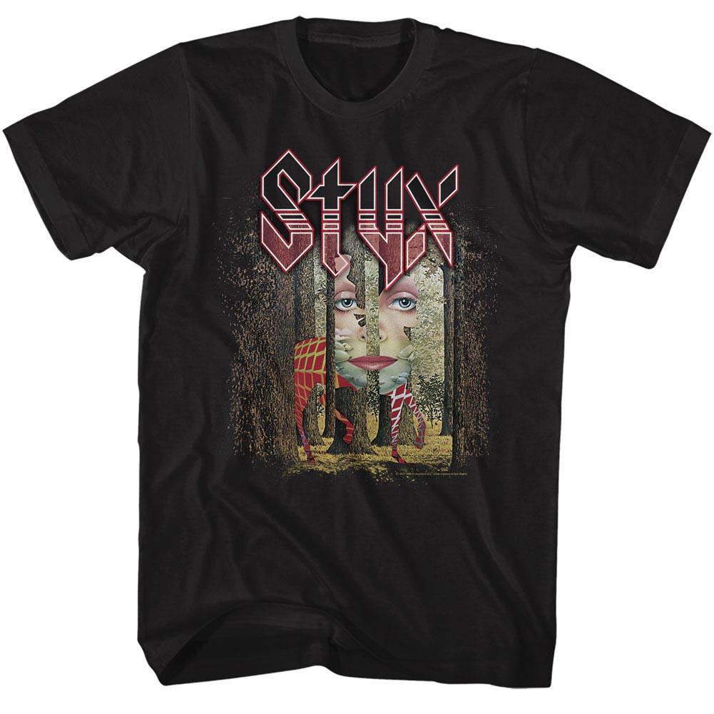 Shirt Styx The Grand Illusion Black T-Shirt