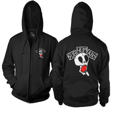 Hoodie Subhumans Skull Logo Official Zip Hoodie