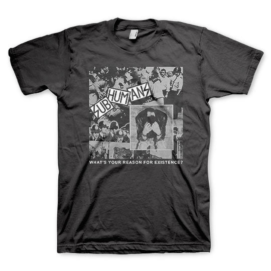 Shirt Subhumans What's Your Reason for Existence Official T-Shirt