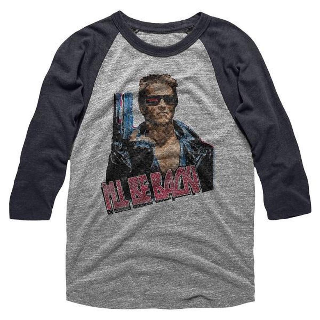 Terminator - I'll Be Back Grey Heather Jersey Shirt