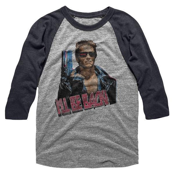 Terminator - I'll Be Back Grey Heather Jersey Shirt
