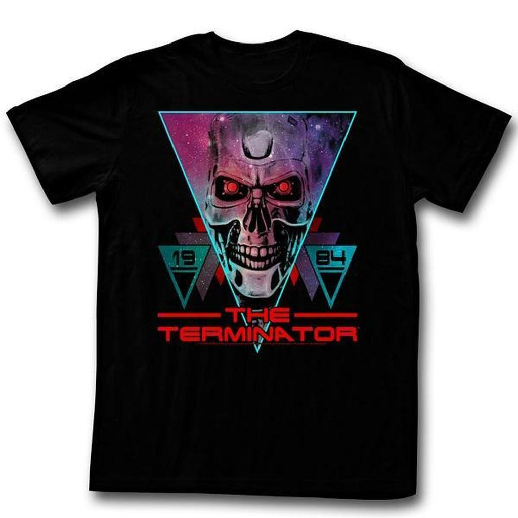 Terminator - Space Face Black T-Shirt