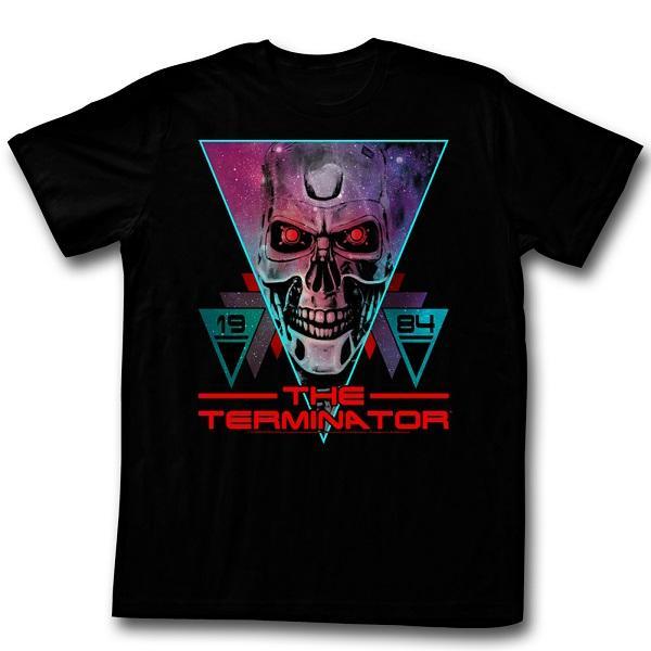 Shirt Terminator - Space Face Black T-Shirt