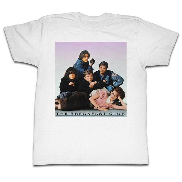 The Breakfast Club Poster Pic White T-Shirt