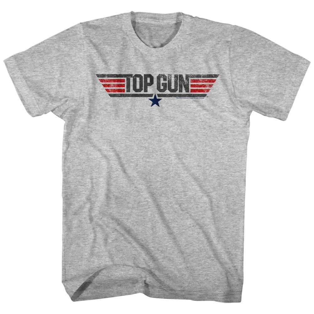Top Gun Movie Logo Grey Heather T-Shirt