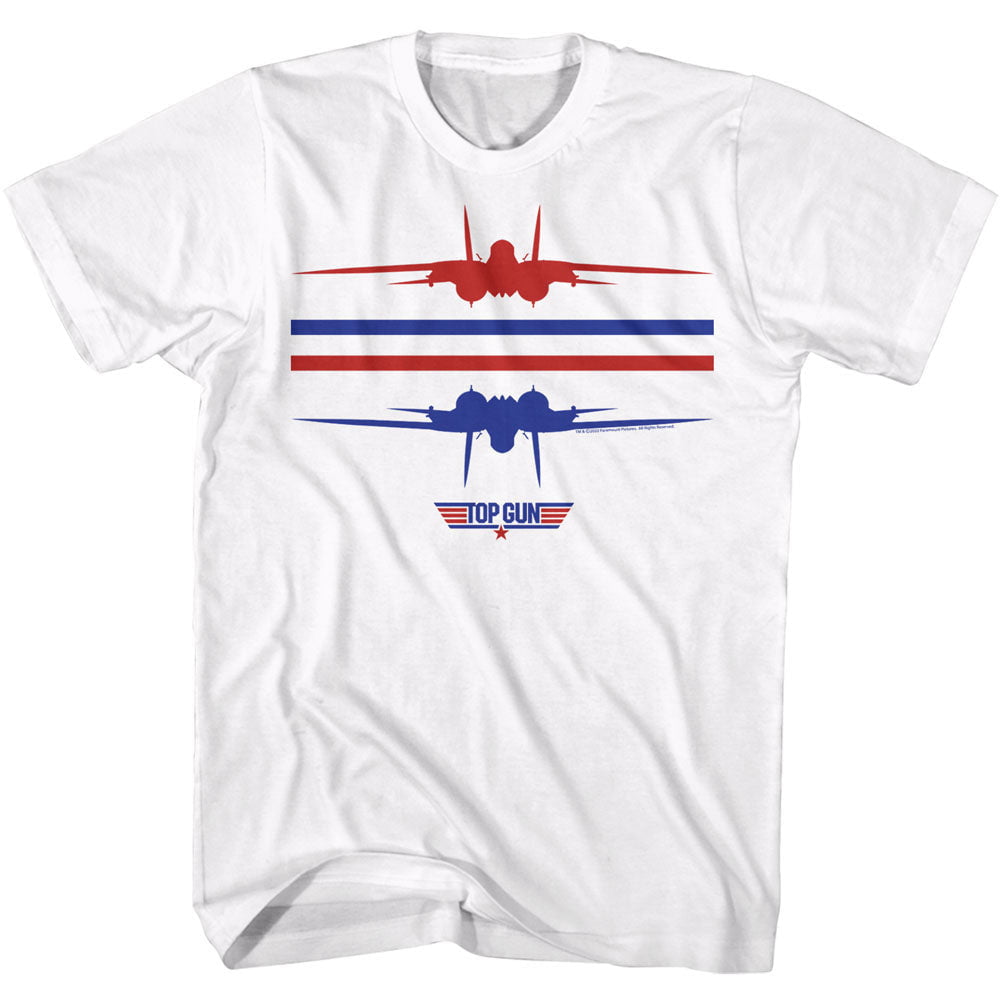 Shirt Top Gun Twin Fighters White T-Shirt