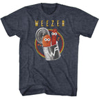 Weezer - Pork and Beans Navy Heather T-Shirt