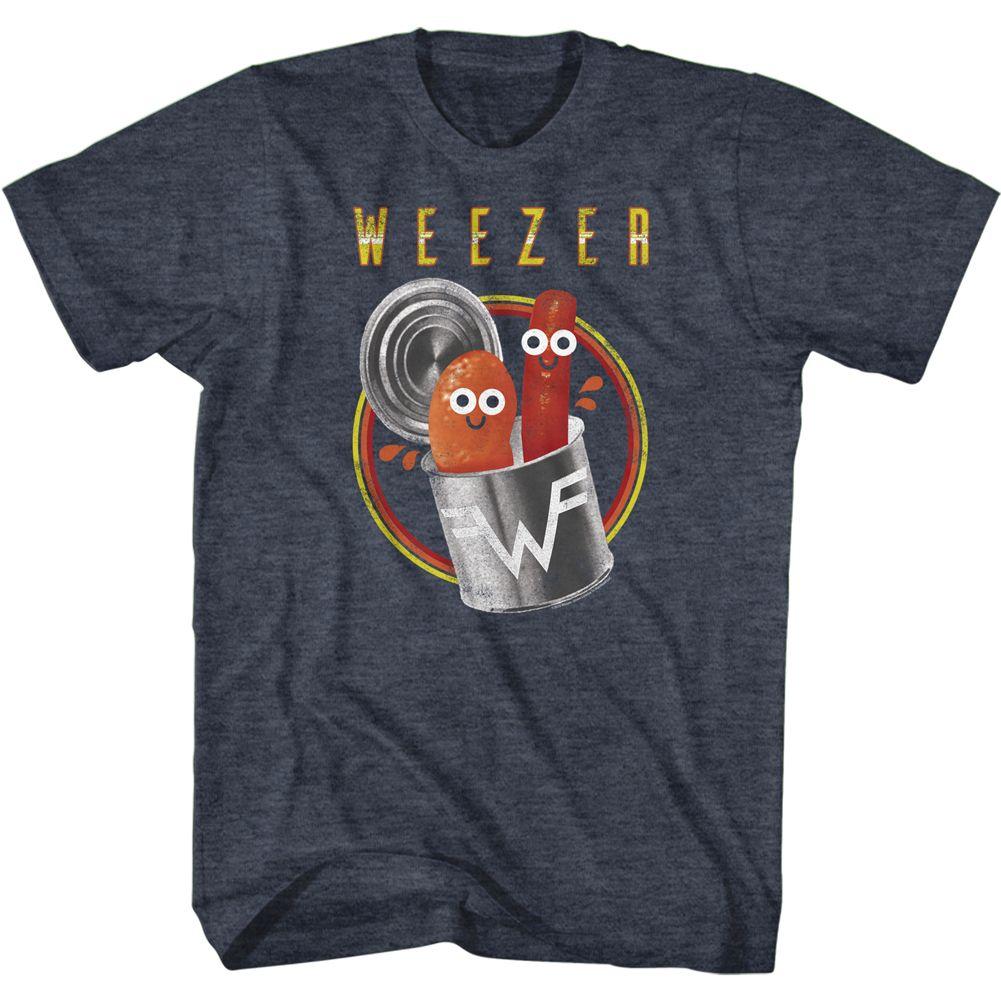 Weezer - Pork and Beans Navy Heather T-Shirt
