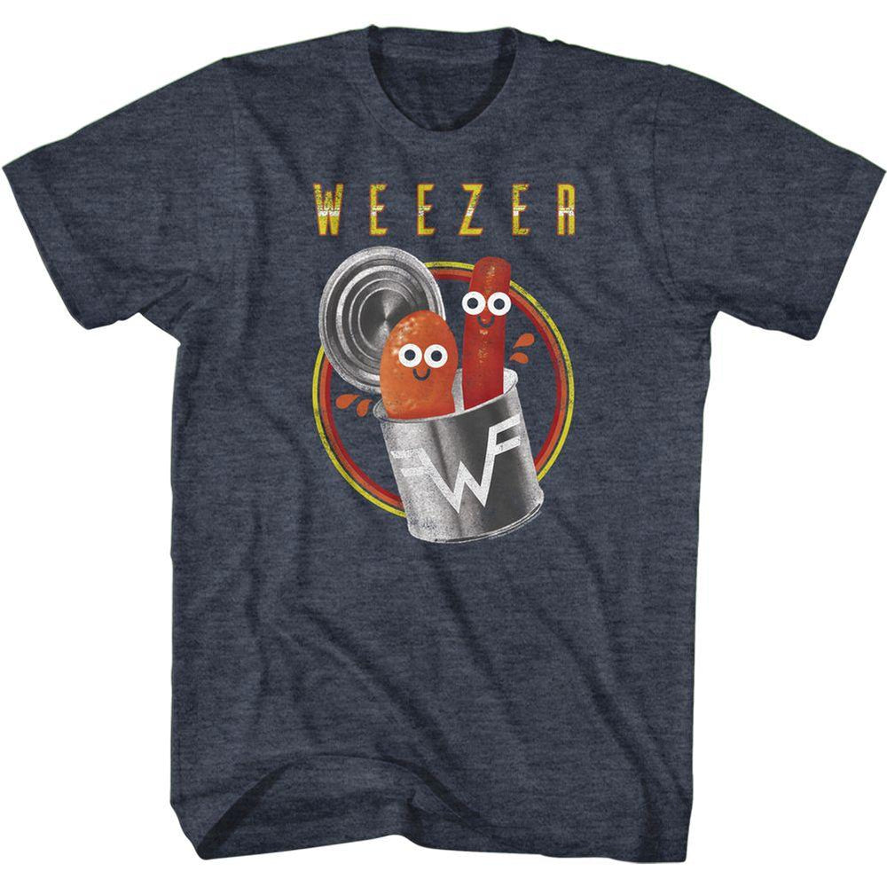 Shirt Weezer - Pork and Beans Navy Heather T-Shirt