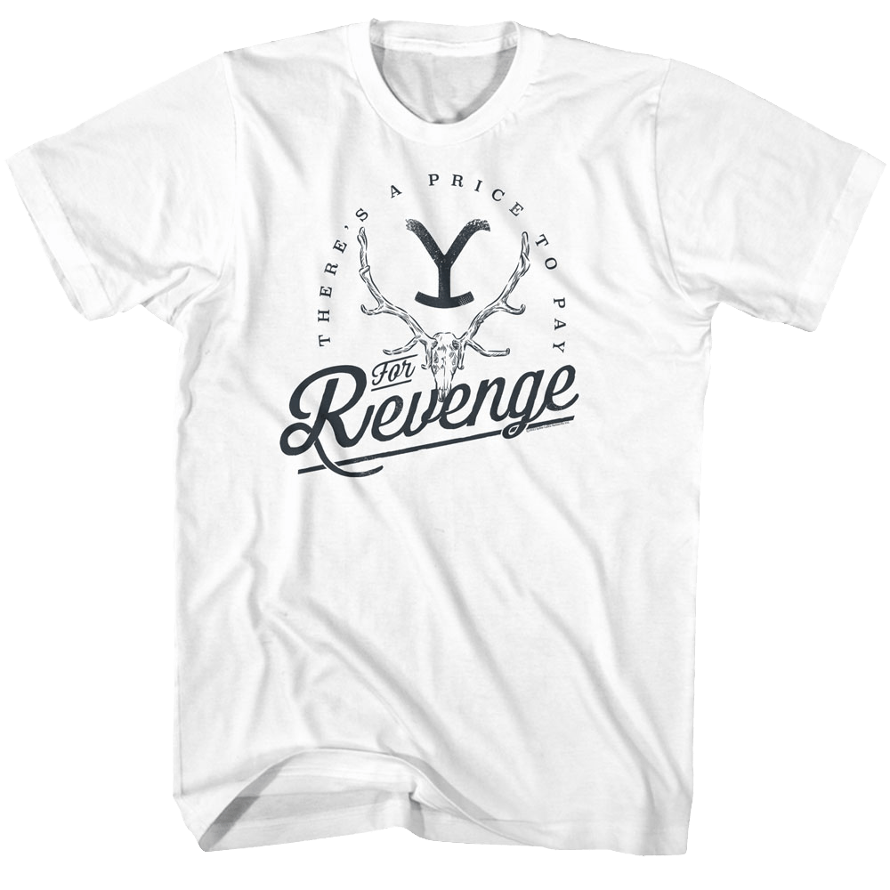 Shirt Yellowstone - Price For Revenge Cow Skull T-Shirt