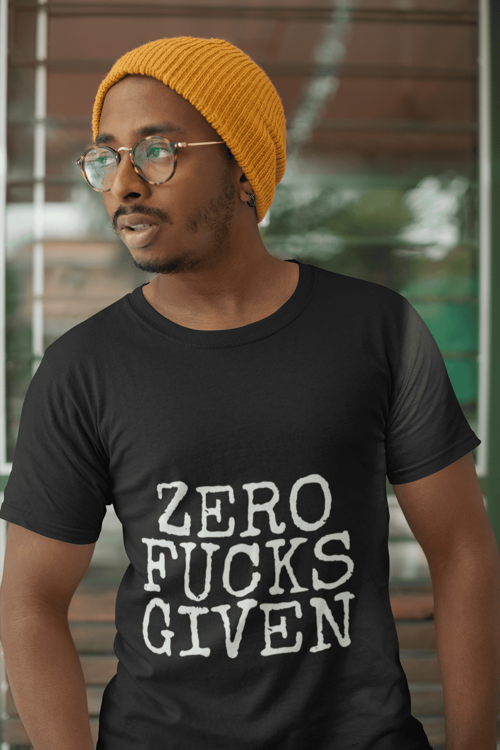 Zero F*cks Given Black T-Shirt