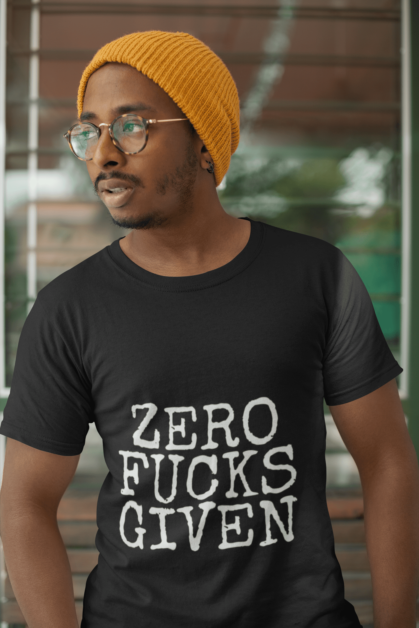 Zero F*cks Given Black T-Shirt