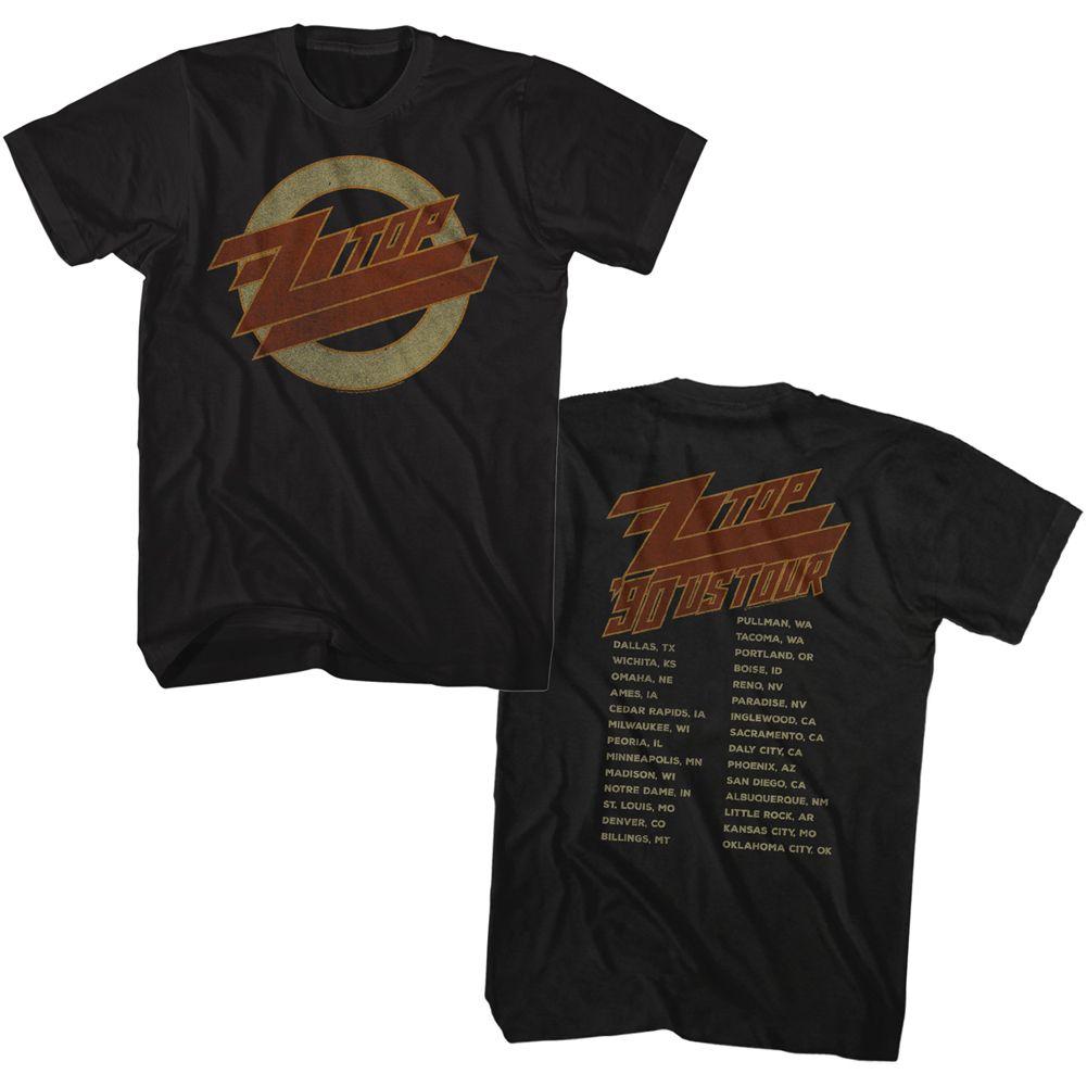 ZZ TOP 1990 US Tour Slim Fit T-Shirt