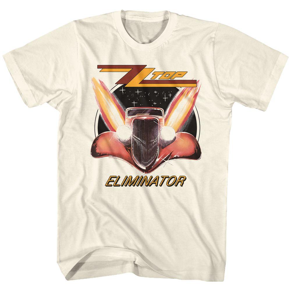 ZZ TOP Eliminator Beige Slim Fit T-Shirt