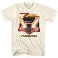 ZZ TOP Eliminator Beige Slim Fit T-Shirt