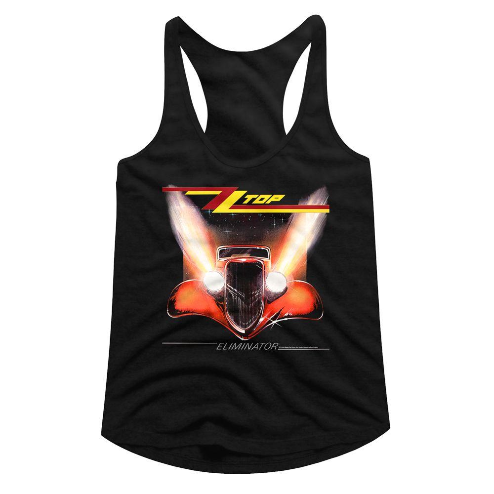 ZZ TOP Eliminator Cover Women's Racerback Tank Top